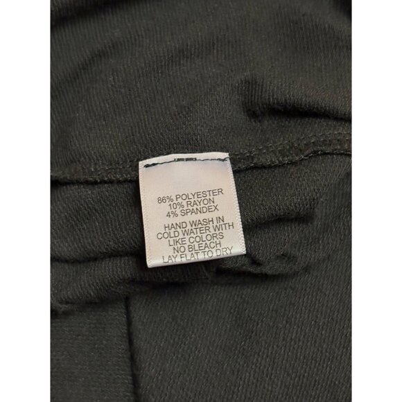 Gibsonlook Womens Medium Black Puff Shoulder Long Sleeve Top - Picture 6 of 6